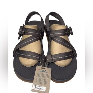 TEVA Z CLOUD MENS SANDALS LEATHER COLOR GRAY Sz 12